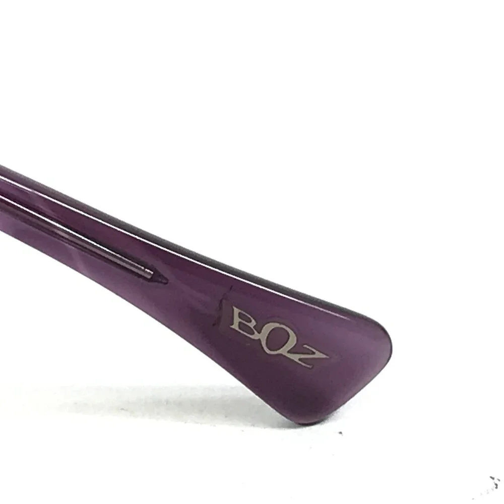 BOZ Eyeglasses Frames ILDA 7092 Purple Brown Amber Cat Eye 53-17-135